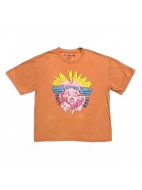 Van Halen Orange Diver Down Live 1982 Concert Shirt Medium